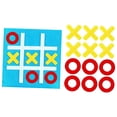 thumbnail image 3 of Juego de tres en raya familiar, minijuego de mesa para niños, para jugar al aire libre o en interiores. Azul, 3 of 9