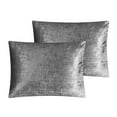 thumbnail image 4 of Grace Living Aashvi Crinkle Velvet 3pc Comforter Set - 2 Pillow Shams, 1 Comforter, 4 of 5