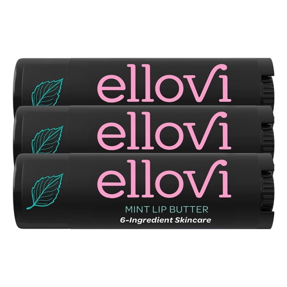 Bálsamo Labial Ellovi Menta 3‑unidades 4,2 g Vegano