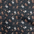 thumbnail image 1 of oneOone Polyester Spandex Blue Fabric Cowboy Sewing Craft Projects Fabric Prints By Yard 56 Inch Wide-aA, 1 of 5