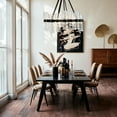 thumbnail image 5 of Industrial Style Recycled Tube Glass Chandelier , Dinning Room Chandelier , Living Room Chandlier, 5 of 9