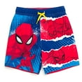 thumbnail image 5 of Marvel Spider-Man UPF 50+ Rash Guard and Swim Trunks Outfit Set Toddler to Big Kid, 5 of 5