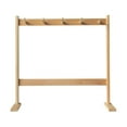 thumbnail image 3 of Wind Chime Stand Organizer Solid Wood Display Rack with Sturdy Base for Gong Meditation Yoga Studio Classroom, 3 of 9