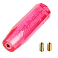 thumbnail image 2 of 6\\\'\\\' Extensión de palanca transparente de burbuja de cristal colorido rosado, 2 of 8