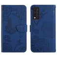 thumbnail image 2 of for T-Mobile REVVL V+ 5G Phone Case Wallet,Crossbody Strap Women Flip Folio Cover with Card Holders Butterfly Embossed Premium PU Leather Kickstand Wrist Strap Magnetic Closure Case,Darkblue, 2 of 13