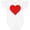 AA-White, variant on Inktastic Red Heart Boys or Girls Baby Bodysuit