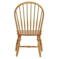 thumbnail image 3 of Sunset Trading Oak Selections 18" Wood Windsor Dining Chair in Oak (Set of 2), 3 of 3