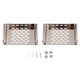 thumbnail image 2 of 2x de material acero Inoxidable Caddy Estante Champú Almacenamiento de Botellas Organizador de Cocina Rack 11x20cm Macarena Rack de almacenamiento de metal, 2 of 8