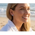 thumbnail image 3 of Bling Jewelry Womens Mini Tropical Nautical Created Opal Crab Stud Earrings Sterling Silver, 3 of 6