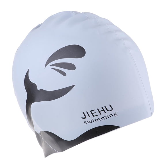 Unisex Men Women Silicone Swimming Long Hair Cap Comfortable Silicone Waterproof Hat Pool Cap ,