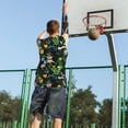 thumbnail image 5 of Xecao Chamomile print basketball shirt for both men and women, a unisex basketball jersey perfect for theme parties-4X-Large, 5 of 6