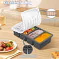 thumbnail image 5 of Silicone Freezer Tray For Soup With Lid - 1-cup Container Style Ice Cube Trays  Meal Prep & Food Storage Freeze 250ml/125ml Portions 2 Pack, 5 of 7