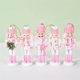 thumbnail image 2 of Marioneta de Cascanueces de 12cm, soldado, adornos artesanales de escritorio, banda de juego de Cascanueces, decoración de Navidad, decoración del hogar de Año Nuevo, 2 of 4