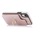 thumbnail image 3 of Designed for iPhone XR Case Wallet with Card Holder for Women Girls, Crossbody Case with Lanyard Strap, Protective PU Leather Purse Case with Ring Holder Stand for iPhone XR - Rosegold, 3 of 11