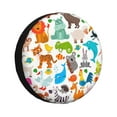 thumbnail image 1 of Fotbe Animals Funda de Llanta de Repuesto con Estampado, Engrosada, Ajuste Universal para Jeep, Remolque, RV, SUV, Camión-15 inch, 1 of 6