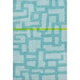 thumbnail image 3 of Addison Rugs Premium Washable Super Soft Modern Contemporary Mayfield Rug Turquoise - 10' x 14' - Rectangle, 3 of 5