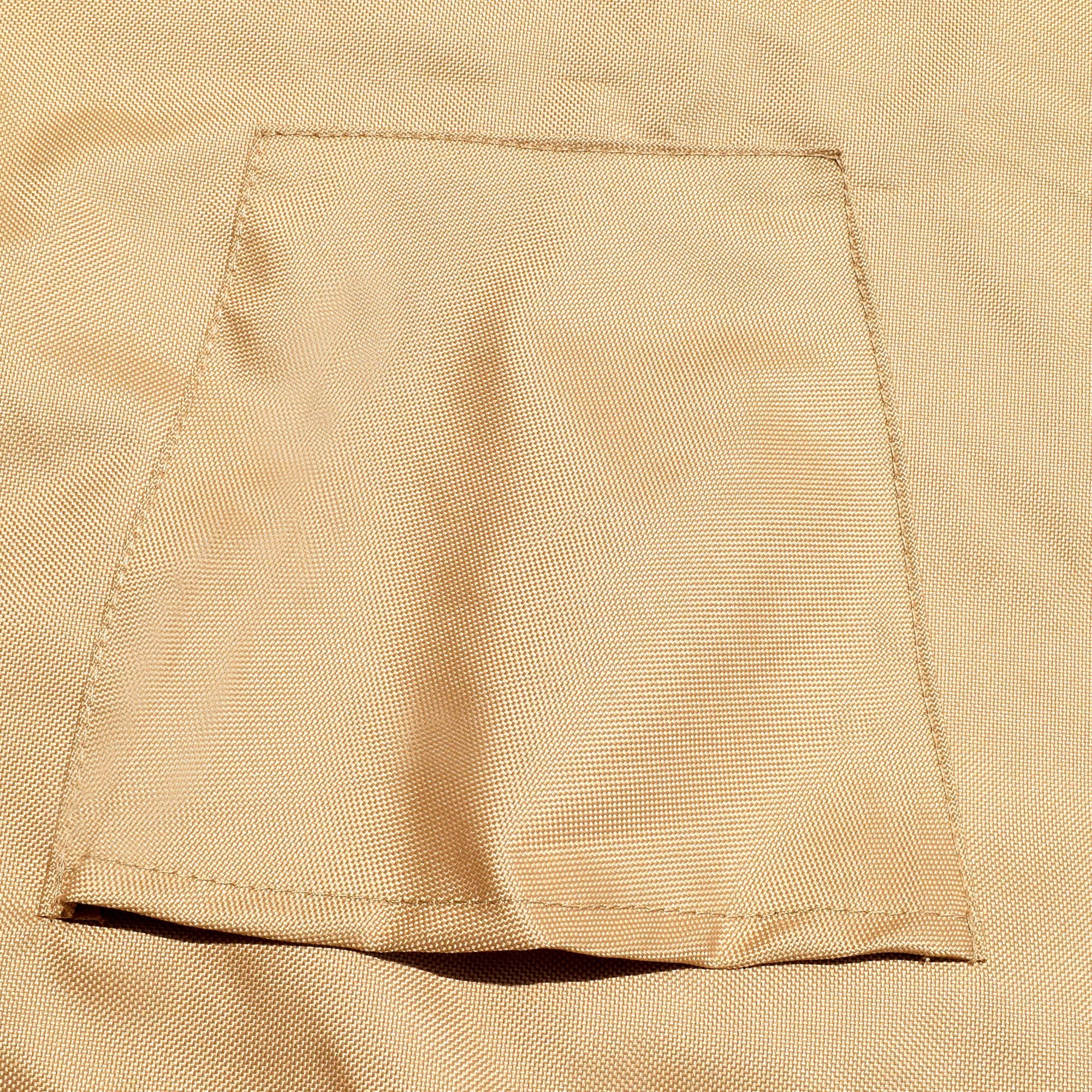 Budge 79"Wx37"L Tan Patio Sofa Cover, StormBlock™ Savanna