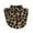 Large leopard print, variant on Women's Detachable Faux Collar Insert Pattern Print Half Shirt Blouse Lapel False Collar Top Decorative Favor