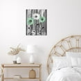 thumbnail image 5 of Farmhouse Green Floral Wall Art for Living Room Grey and White Daisy Flower on Rustic Wood Pictures Wall Decor Nature Plant Framed Canvas Wall Art for Bedroom Bathroom Decor,10L X 8W Inches, 5 of 6