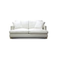 thumbnail image 6 of Pemberly Row Contemporary Top Grain Leather Loveseat in White, 6 of 7
