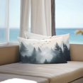 thumbnail image 4 of Outdoor Pillow Cover Watercolors Green Forest Set of 2 Waterproof Throw Pillowcases Mountain Sky Decorative Patio Furniture Pillows for Couch Garden Indoor & Outdoor Use, 4 of 9