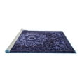 thumbnail image 2 of Ahgly Company Machine Washable Indoor Rectangle Persian Blue Traditional Area Rugs, 4' x 6', 2 of 4
