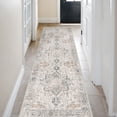 thumbnail image 4 of KUETH Modern Area Rug 2x8 Non Slip Hallway Runner Rug, Low Pile Machine Washable Rugs for Entryway, Hallway, Kitchen and Corridor, Light Taupe Brown, 4 of 8