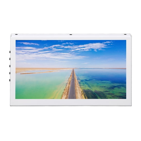 Small Portable Screen, 1024x600 7 Inch Touchscreen Display Metal Case 170 Degree Viewing Angle Plug and Play with VESA Hole for Laptop for Game Console