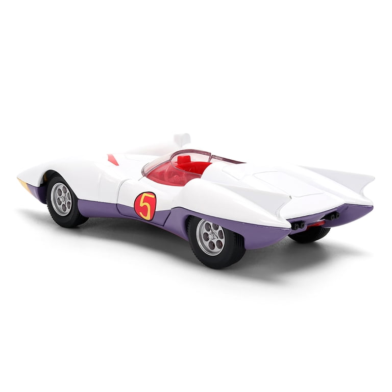 Mach 5 White with Red Stripes and Interior 
