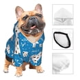 thumbnail image 3 of Cauagu Cows Milk Pattern Winter Pet Hoodie Sweatshirts- Dog Hoodie Sweater with Leash Hole - Cute Dog Hoodie - Pet Clothes Puppy Cat Custume -X-Large, 3 of 8