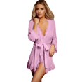 thumbnail image 2 of DISKEBUISS Women's Lingerie Sexy Fashion Spaghetti Strap Holey Sleepwear Size S-3XL, 2 of 4
