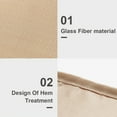 thumbnail image 3 of Foldable Camping Fireproof Mat Reusable Under Hearth Wood Stove Safe Rug Household Patios Cloth Protector Flame Proof Carpet 56x80cm, 3 of 9
