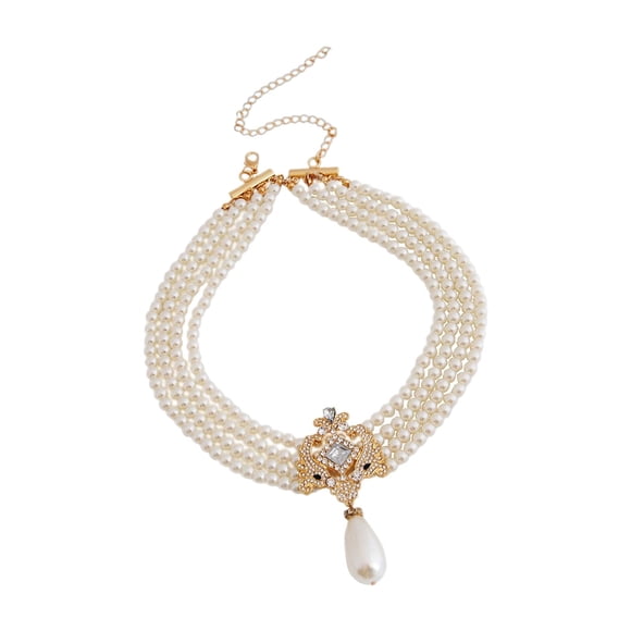 Vintage Style Necklace Adjustable Statement Charms Layered Bridal Jewelry Girls Yinane gargantilla collar