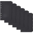 thumbnail image 4 of 20Sheets 5-Tab Binder Dividers B5 Paper 9-Hole Binder Dividers 10.19x7.8inch B5 Notebook Index Dividers with Tabs Black Write-On Dividers, 4 of 9
