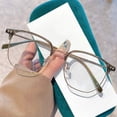 thumbnail image 7 of Classic Office Men Women Eye Protection Blue Ray Blocking Metal Frame Eyewear Square Eyeglasses Anti-Blue Light Glasses Computer Goggles BLACK GOLD, 7 of 7