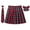 Red, variant on Skirts for Women Pleated Skirts School Uniform Cheerleader Skirts High Waist Tennis Skirt Summer Skirts for Women(Watermelon Red,XL)