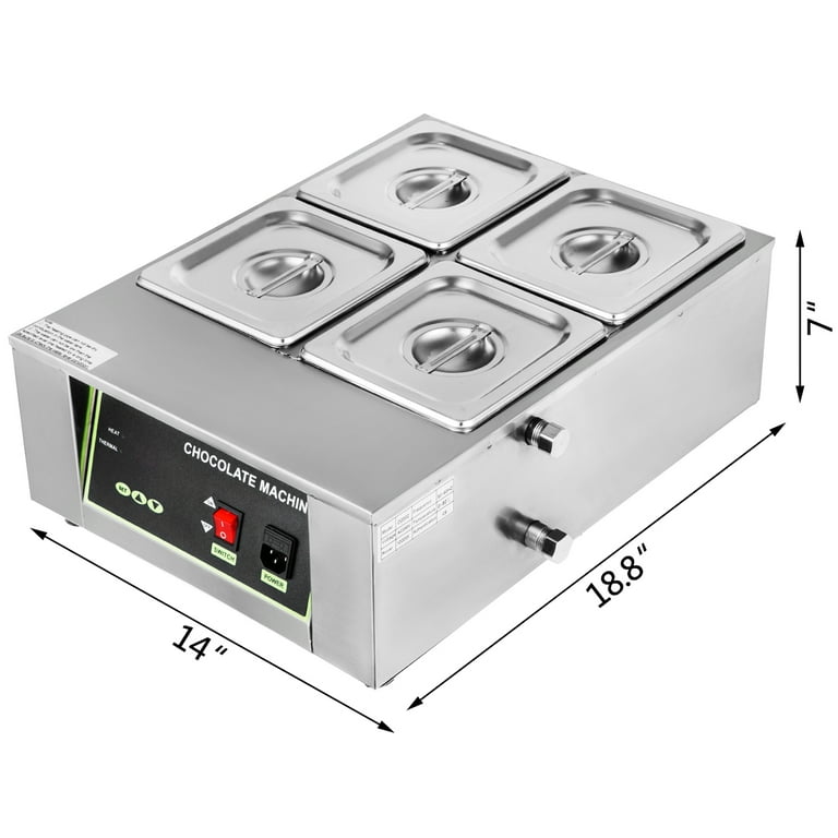 Sauce Warmer Commercial Chocolate Warming Machine Stainless Steel Electric