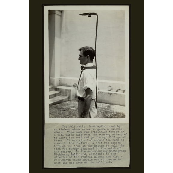 Print: Bell Rack On Model, Museum In Mobile, Ala., circa 1937