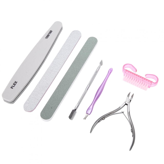 Cuticle Nippers, Dead Skin Clip, 7pcs Beauty Tool Steel Pusher, Professional Save Your Money Save Your Time