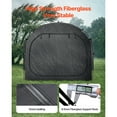 thumbnail image 5 of KFFKFF Bicycle Shelter, Accommodates 3-4 Bicycles, Roomy Outdoor Bicycle Shelter with Air Circulation Window, Water-Resistant Simple Setup Bicycle Shelter with Robust Fiberglass & Twin Zippers, 5 of 9