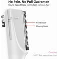thumbnail image 2 of Upgraded Eyebrow Trimmer, Precision Electric Eyebrow Razor for Women,Facial Hair Remover with Comb No Pulling Sensation Painless for Face Chin Neck, Upper-Lip, Peach-Fuzz, 2 of 7