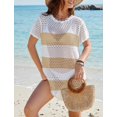 thumbnail image 4 of Traje de baño Coverup Beauty 2025, vestido de playa a ganchillo para mujer, 4 of 6