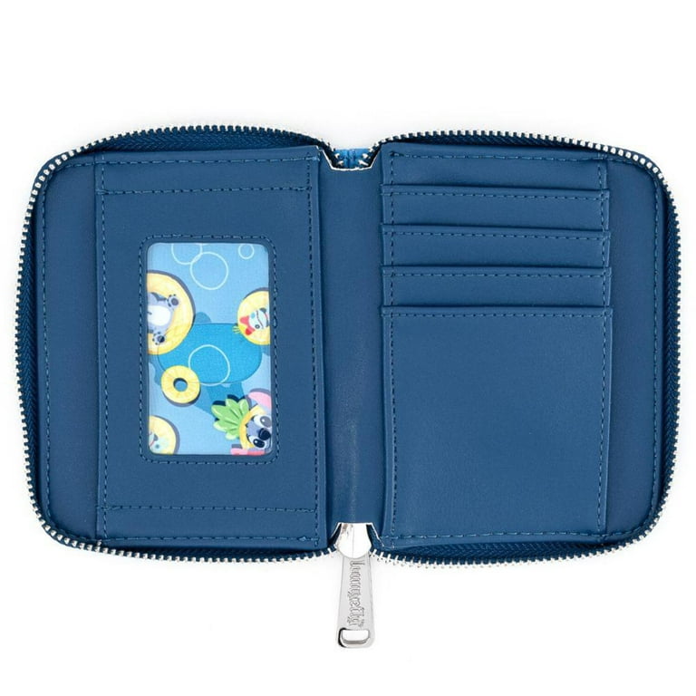 Loungefly x Disney Pineapple Floaty Stitch Zip Wallet Walmart