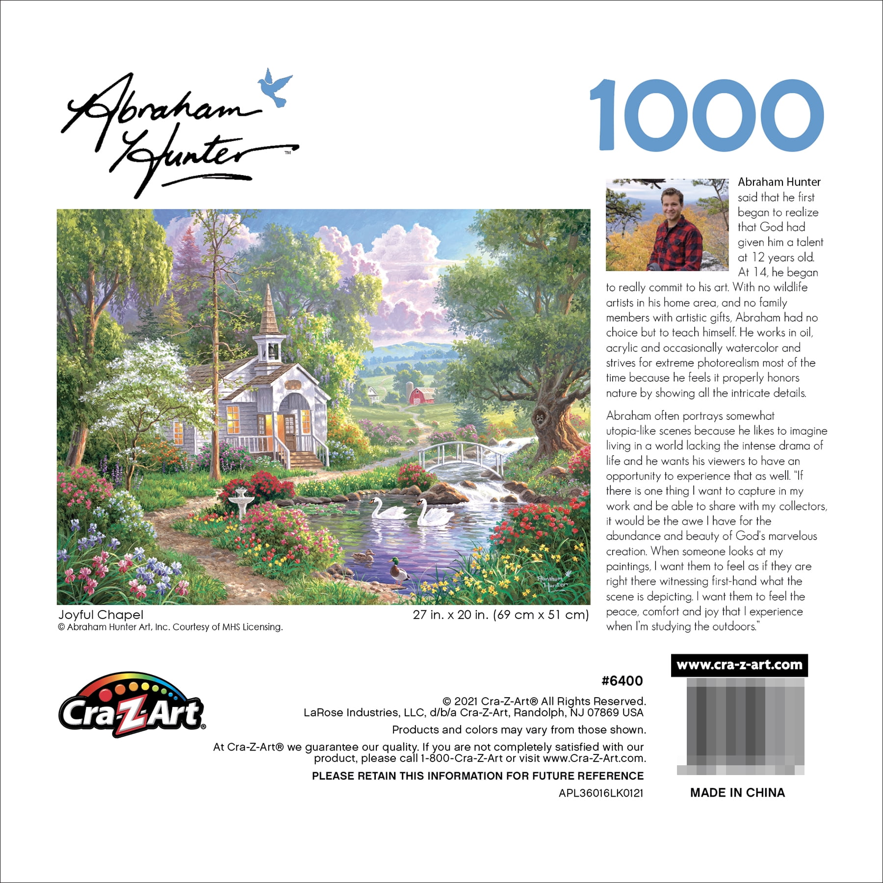 Ravensburger (19163) - Asterix Hunting Boar - 1000 pieces puzzle