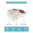 thumbnail image 5 of Quilts Twin-XL Size Bedding Set, Vintage Spring Floral Lightweight Quilted Comforter, Dragonfly Elegant Pastoral Flowers Reversible Bedspread Coverlet with Pillow Covers for All Season, 68" x 98", 5 of 7