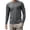 Gray, variant on T-Shirts for Men Thin Lightweight Long Sleeve Crew Neck Pullover Stretch Muscle Workout Undershirts