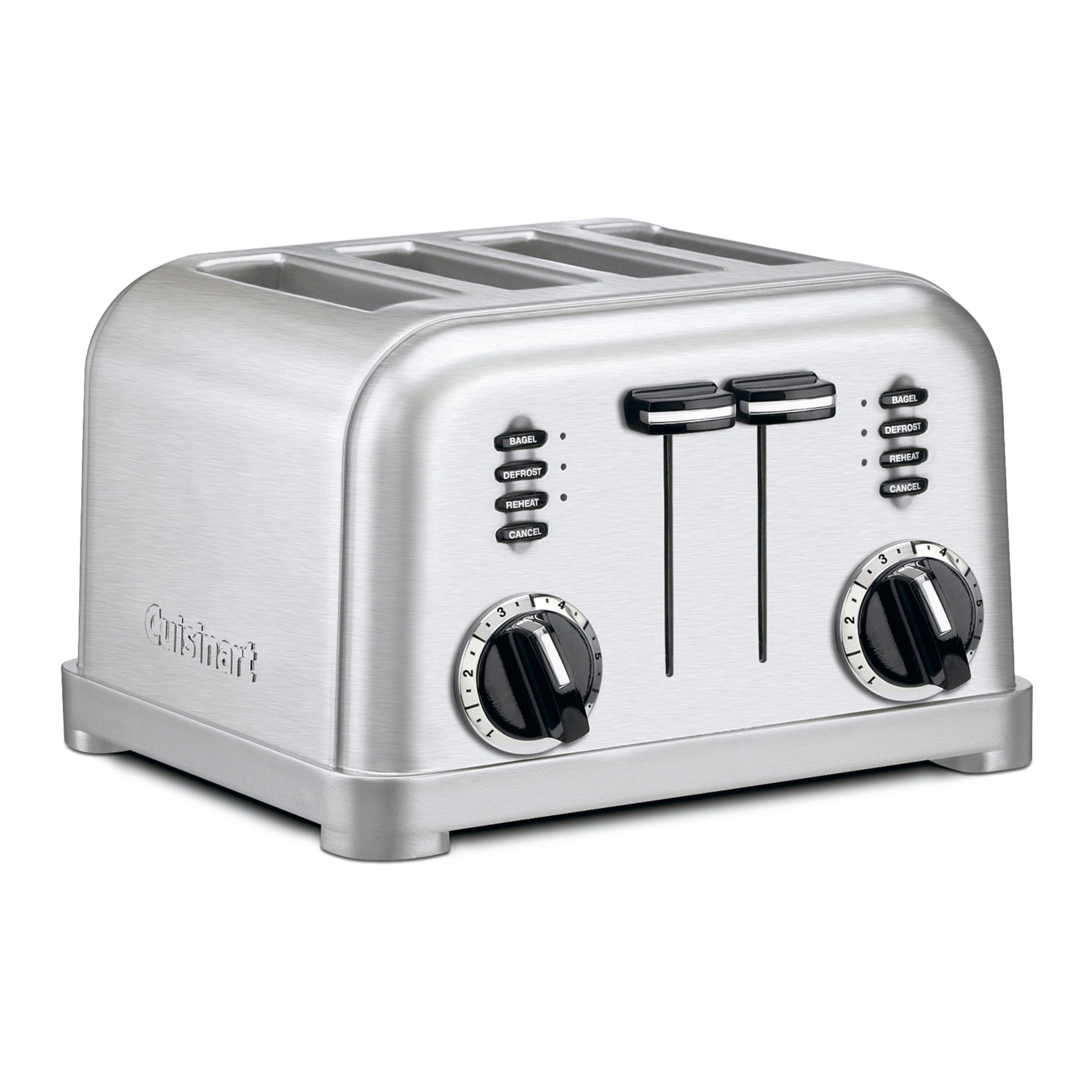 Cuisinart CPT-180 Tostador de Metal para 4 Panes, Stainless Steel