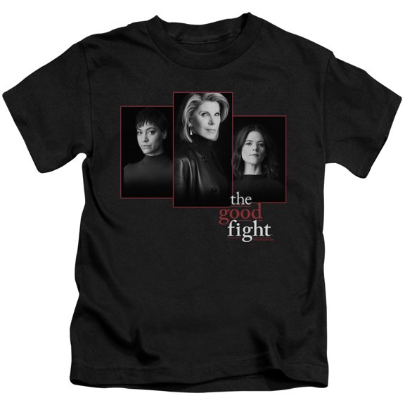The Good Fight The Good Fight Cast Youth 18/1 T-Shirt Black