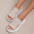 thumbnail image 1 of Nuevos zapatos de cuña de suela gruesa, sandalias de verano para mujer, zapatillas informales para mujer, sandalias para mujer Wmkox8yii nm11175, 1 of 7