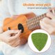 thumbnail image 1 of Púa de ukelele de fieltro de 4 mm de grosor para instrumentos musicales (verde), 1 of 4